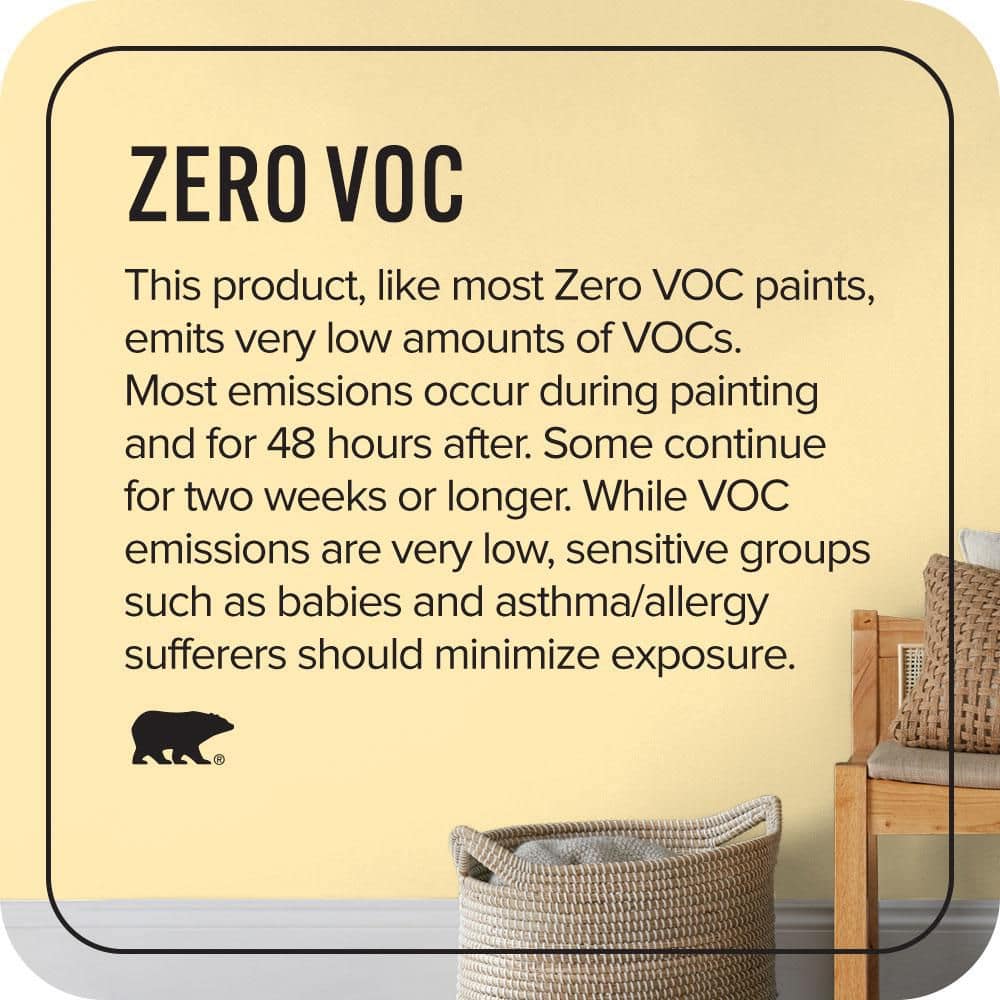 BEHR PREMIUM PLUS #330A-3 Lively Yellow Enamel Low Odor & Primer (4)