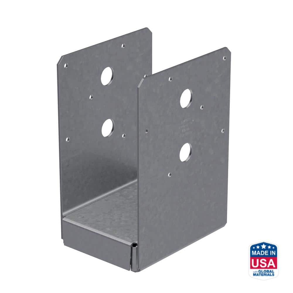 Simpson Strong-Tie ABU ZMAX Galvanized Adjustable Standoff Post Base for 4x6 Nominal Lumber