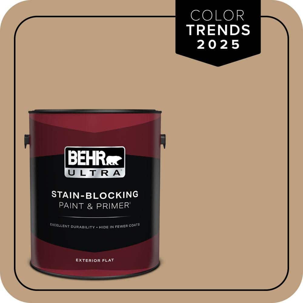 BEHR ULTRA 1 gal. #N270-4 Oxford Street Flat Exterior Paint & Primer