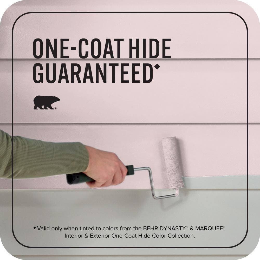 BEHR MARQUEE 1 gal. #S130-1 Beloved Pink Flat Exterior Paint & Primer (3)