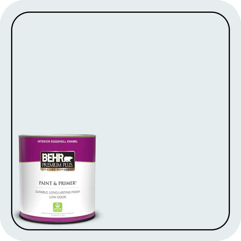 BEHR PREMIUM PLUS #530C-1 Club Soda Flat Low Odor & Primer (1)