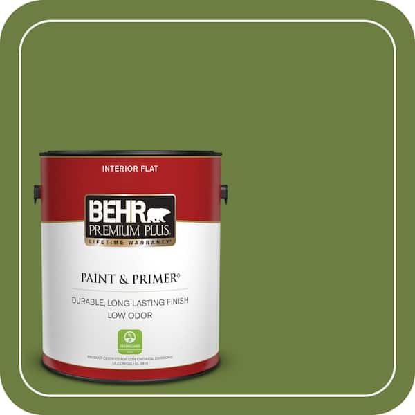 BEHR PREMIUM PLUS #M360-7 Rockwall Vine Interior/Exterior Paint & Primer Color Sample (3)