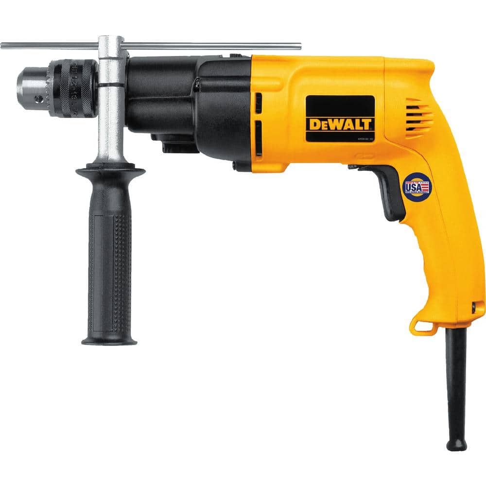 DEWALT 7.8 Amp 1/2 in. Variable Speed Reversing Dual-Range Hammer Drill (1)