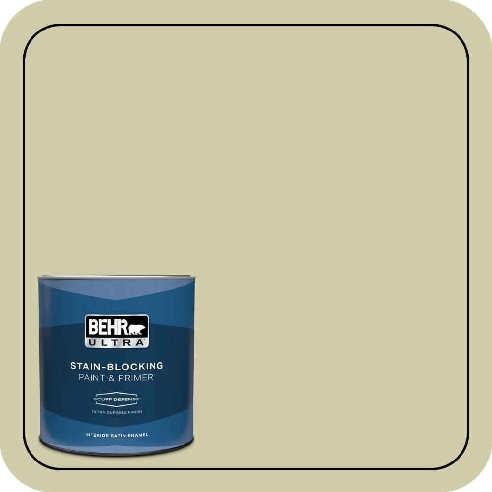 BEHR ULTRA 1 qt. #S340-3 Hybrid Extra Durable Satin Enamel Interior Paint & Primer
