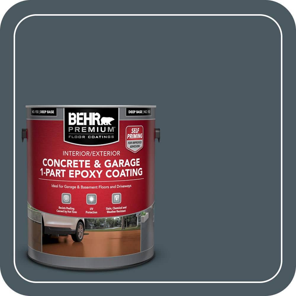 BEHR PREMIUM #S470-7 Self-Priming 1-Part Epoxy Satin Interior/Exterior Concrete and Garage Floor Paint (1)