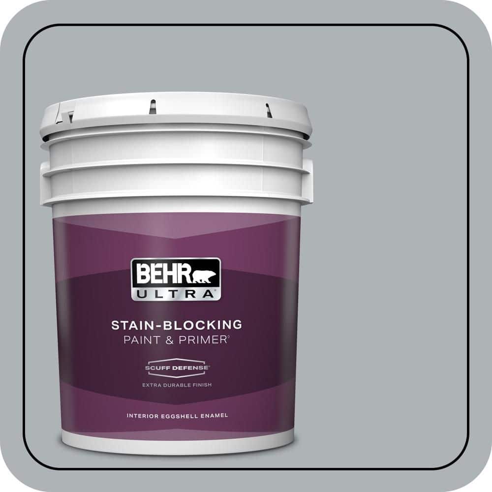 BEHR ULTRA 5 gal. #N510-3 Stargazer Extra Durable Eggshell Enamel Interior Paint & Primer