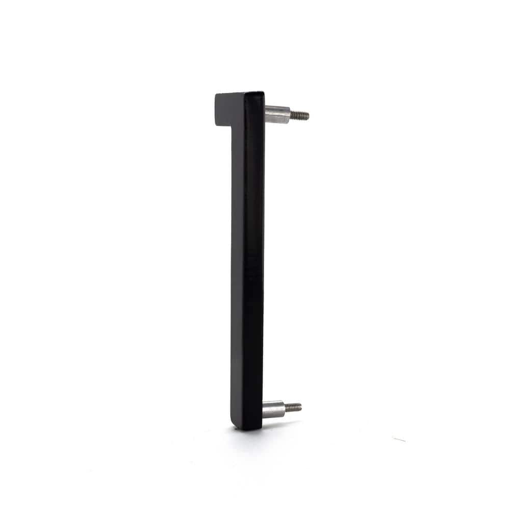 Montague Metal Products 4 in. Black Aluminum Floating or Flat Modern House Number 1 (3)