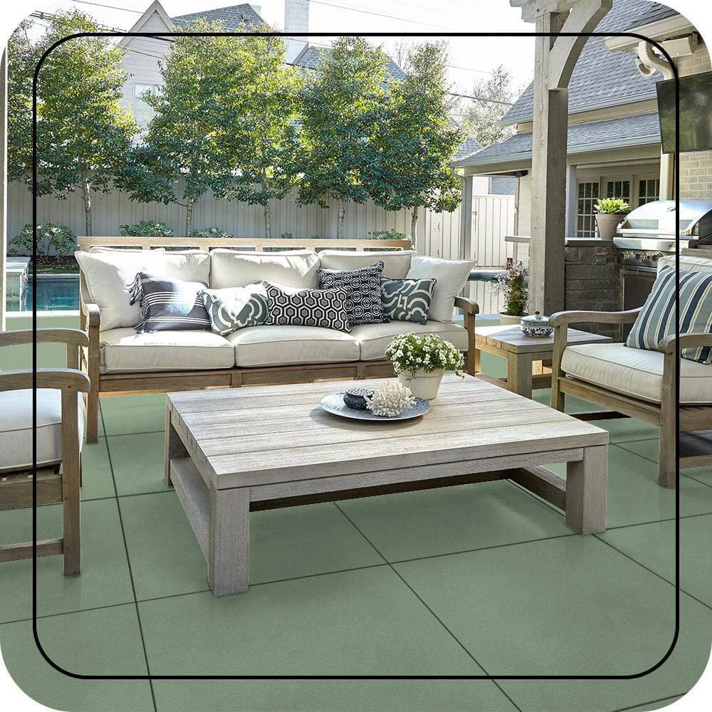 BEHR PREMIUM #S390-4 Textured Low-Lustre Enamel Interior/Exterior Porch and Patio Anti-Slip Floor Paint (3)