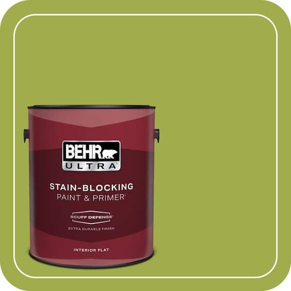 BEHR PREMIUM PLUS #PPU10-05 Intoxication Flat Low Odor & Primer (3)