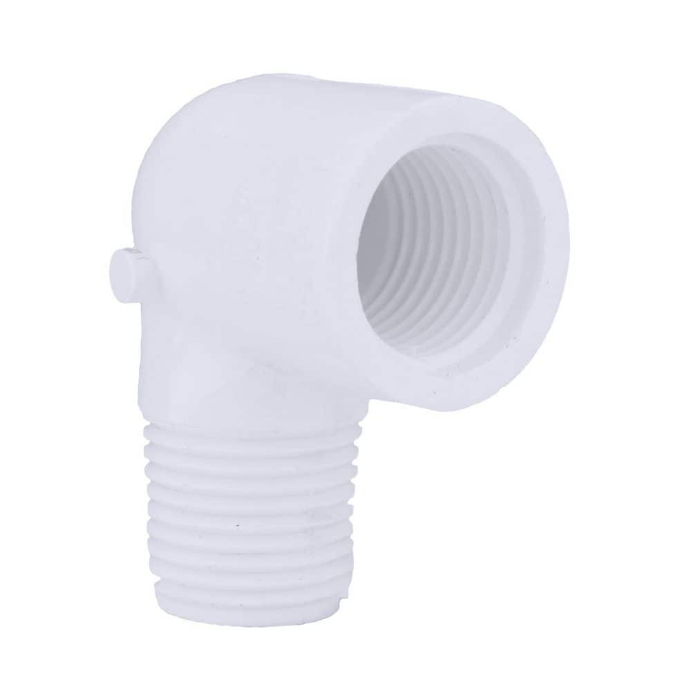 Charlotte Pipe 1 in. Schedule 40 PVC 90-Degree MPT x FPT Street Elbow Fitting