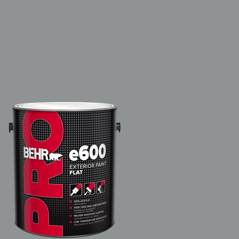 BEHR PRO 1 gal. #770F-4 Gray Area Flat Exterior Paint