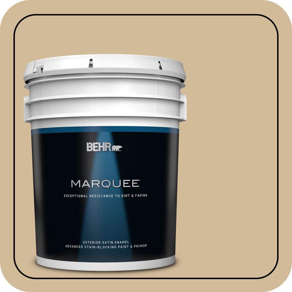 BEHR MARQUEE 5 gal. #N290-4 Curious Collection Satin Enamel Exterior Paint & Primer