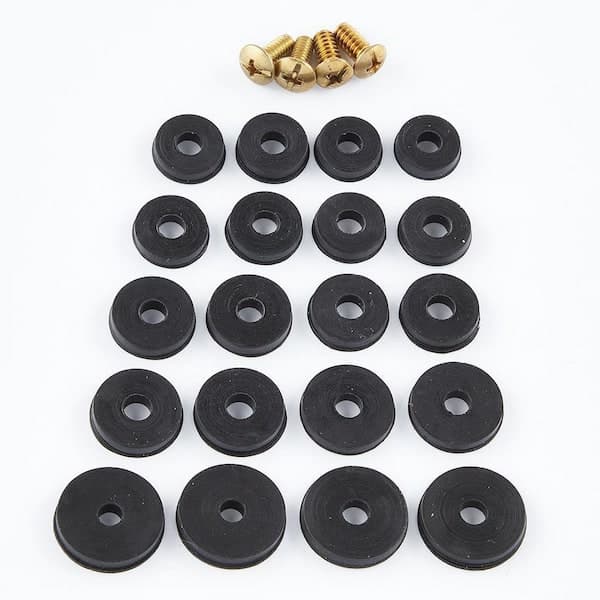 Everbilt Assorted Rubber Flat Faucet Washers (24-Pieces) in Black (2)