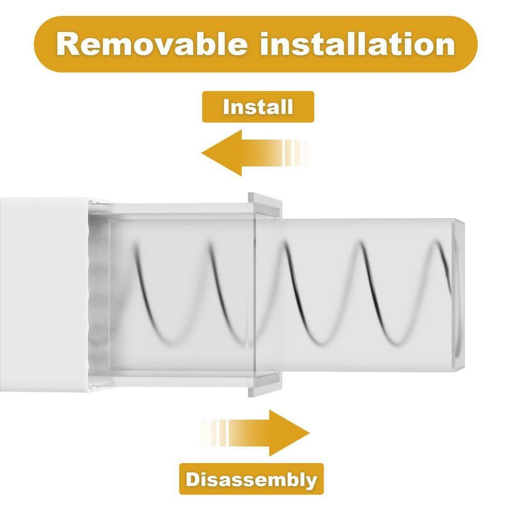 Wudkey 1-Pack Wall Mounted Towel Bar with Adjustable Spring End for Bathroom, Towel Bar Replacement Rod (3)