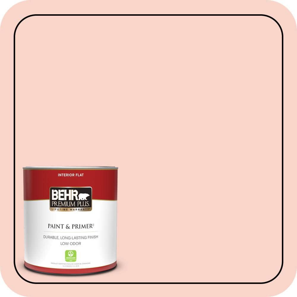 BEHR PREMIUM PLUS #P180-1 Deco Shell Enamel & Primer Color Sample (1)