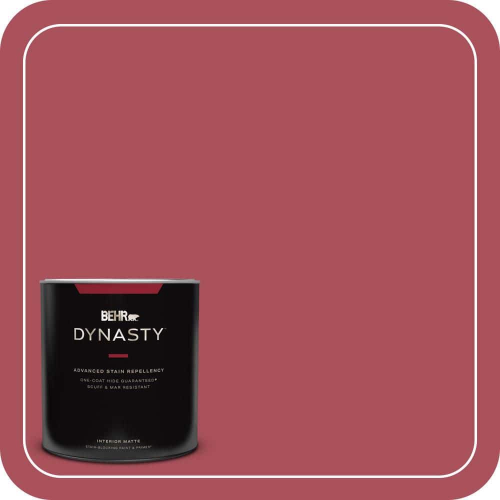BEHR DYNASTY 1 qt. #T13-18 Ski Patrol Matte Interior Stain-Blocking Paint and Primer