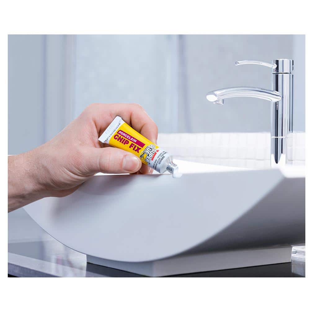 Super Glue .5 oz. White Porcelain Repair Glue/Epoxy (2)