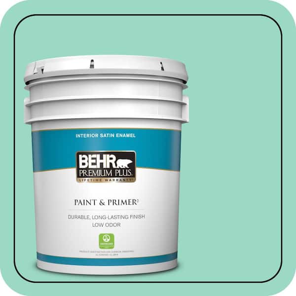BEHR PREMIUM PLUS Home Decorators Collection #HDC-SP16-07 Isabellas Aqua Exterior Stain-Blocking Paint & Primer (3)