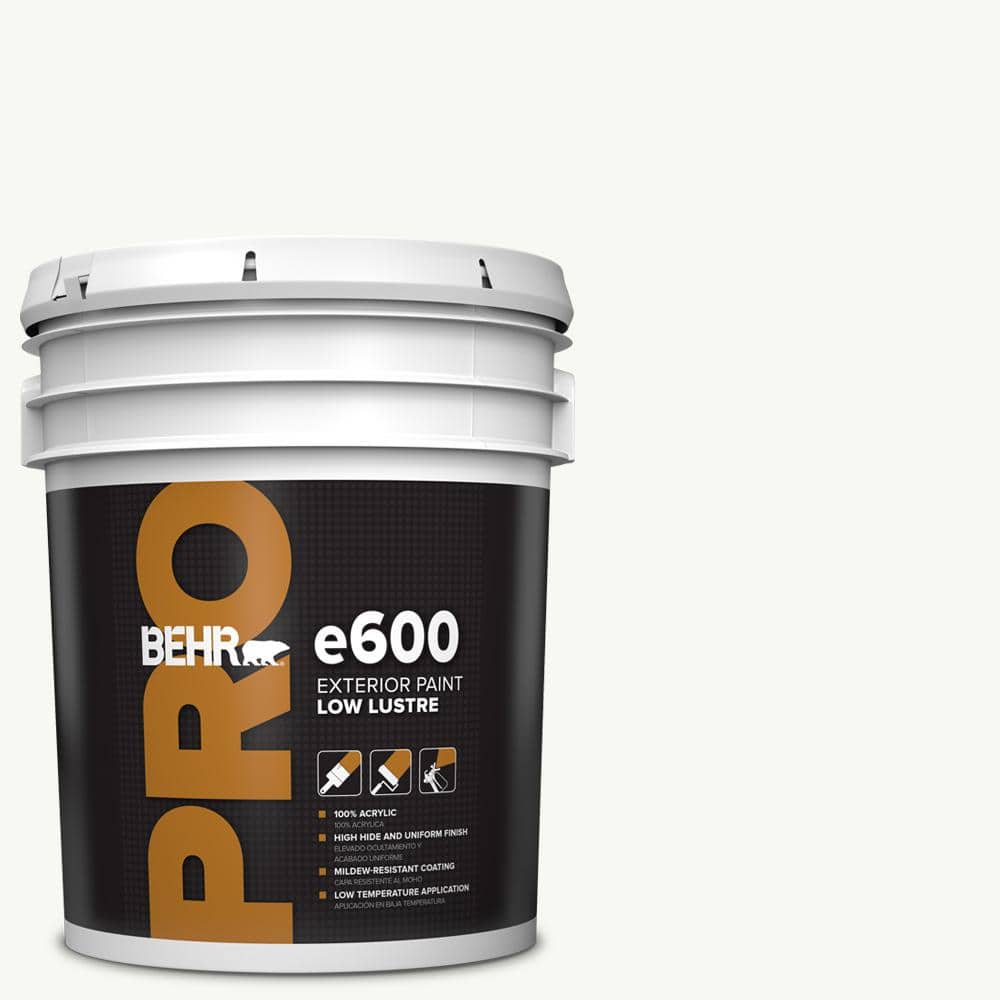 BEHR PRO 5 gal. #PPU18-06 Ultra Pure White Low Luster Exterior Paint