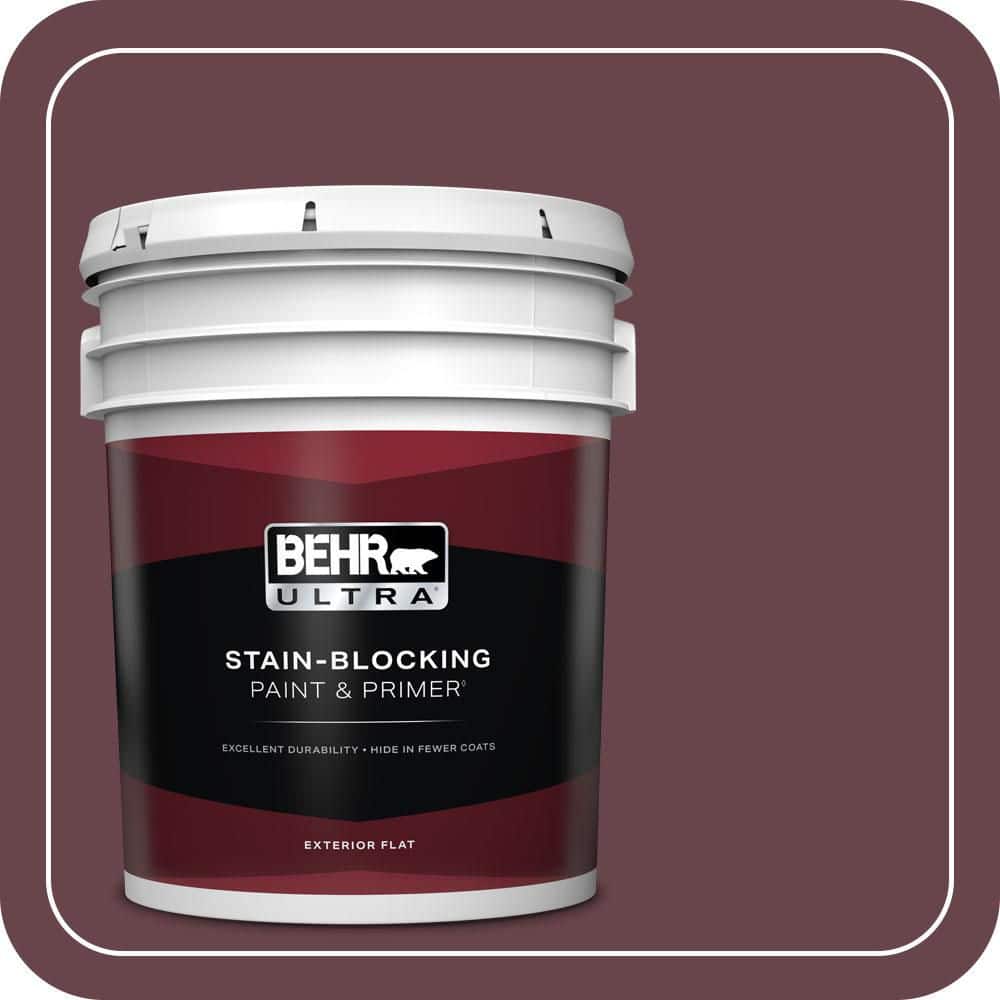 BEHR ULTRA 5 gal. #PMD-63 Estate Vineyard Flat Exterior Paint & Primer