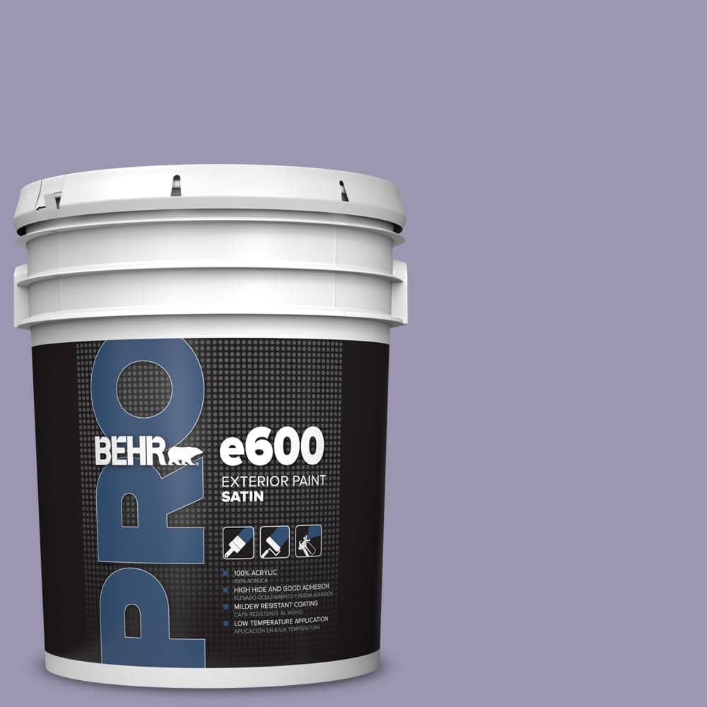 BEHR PRO 5 gal. #S570-4 Night Music Satin Exterior Paint