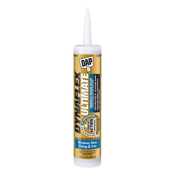 DAP Dynaflex Ultimate 10.1 oz. Clear Premium All Weather Exterior Window, Door, Siding & Trim Sealant (2)