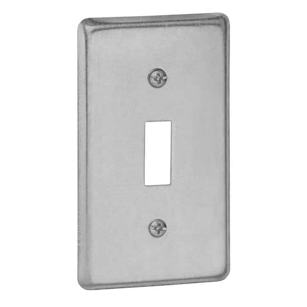 Steel City Metallic Handy Box 1 Toggle Cover (58C30-25R) (2)