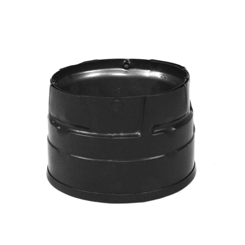 DuraVent PelletVent for Multi-Fuel 3in. Diameter Cleanout Adapter, Painted Black