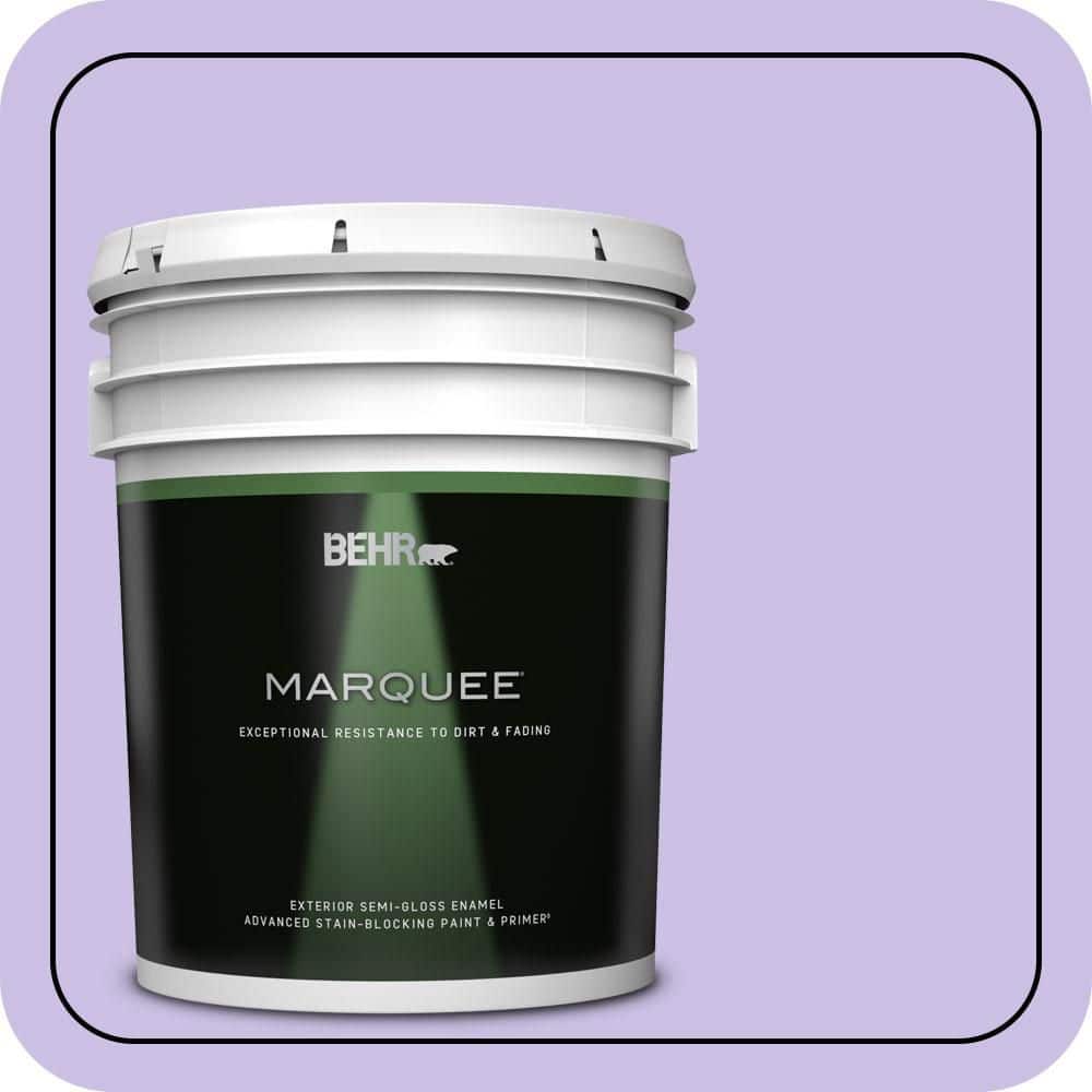 BEHR MARQUEE 5 gal. #P560-3 Party Hat Semi-Gloss Enamel Exterior Paint & Primer