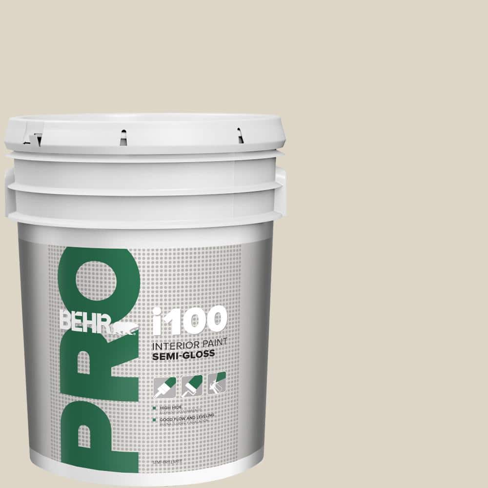 BEHR PRO 5 gal. #ECC-43-1 Sonoran Sands Semi-Gloss Interior Paint (1)