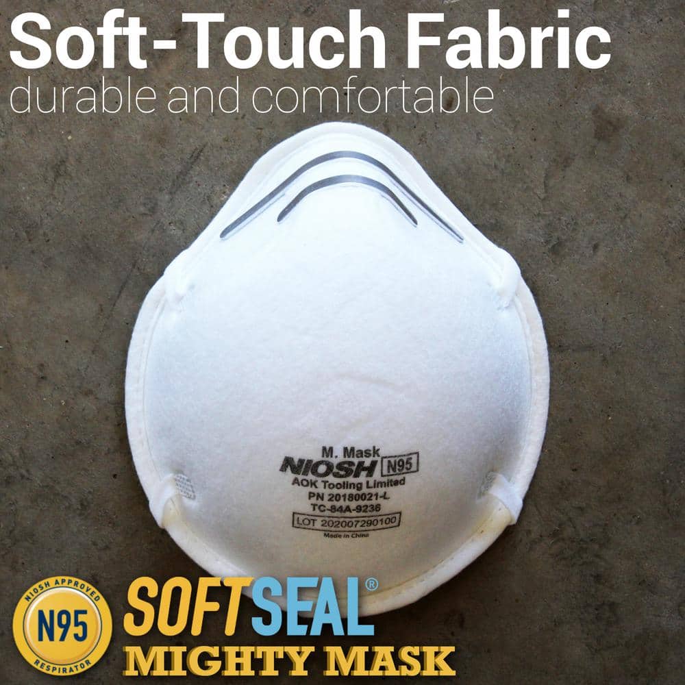 SoftSeal 3D+ N95 Mighty Mask (10-Pack) (2)
