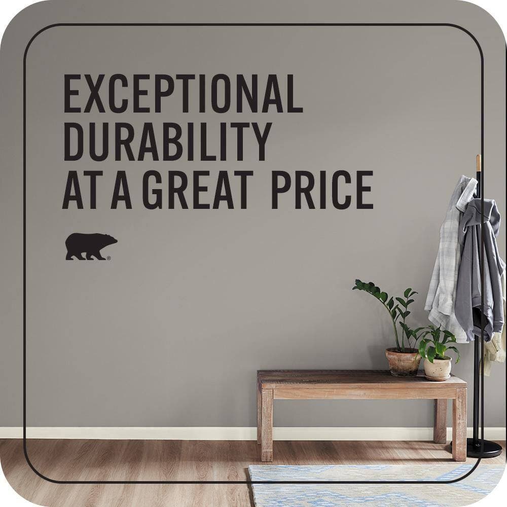 BEHR PREMIUM PLUS #PPU18-16 Elephant Skin Flat EcoMix Plant-Based & Primer (4)