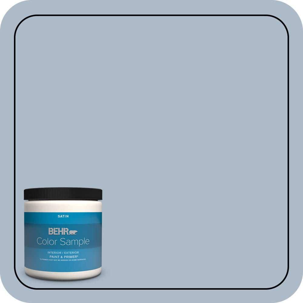 BEHR PREMIUM PLUS #PPU15-16 Simply Blue Enamel Low Odor & Primer