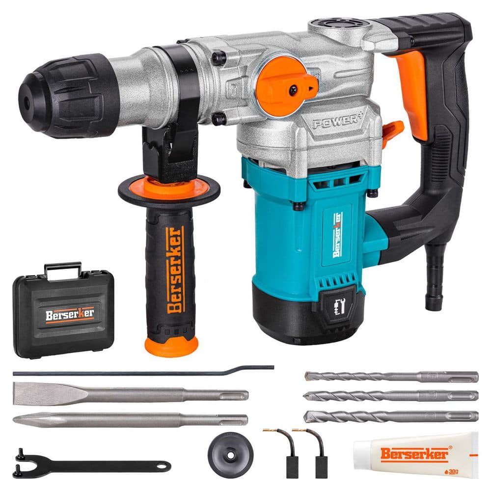 WRIGHTMASTER 9 Amp 1-1/8 in. Corded Variable Speed SDS-Plus Concrete/Masonry Rotary Hammer Drill with Carrying Case
