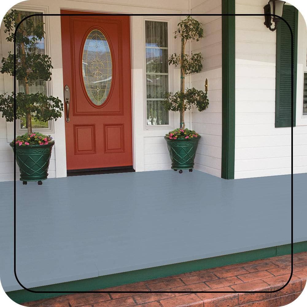 BEHR PREMIUM #S510-3 Low-Lustre Enamel Interior/Exterior Porch and Patio Floor Paint (2)
