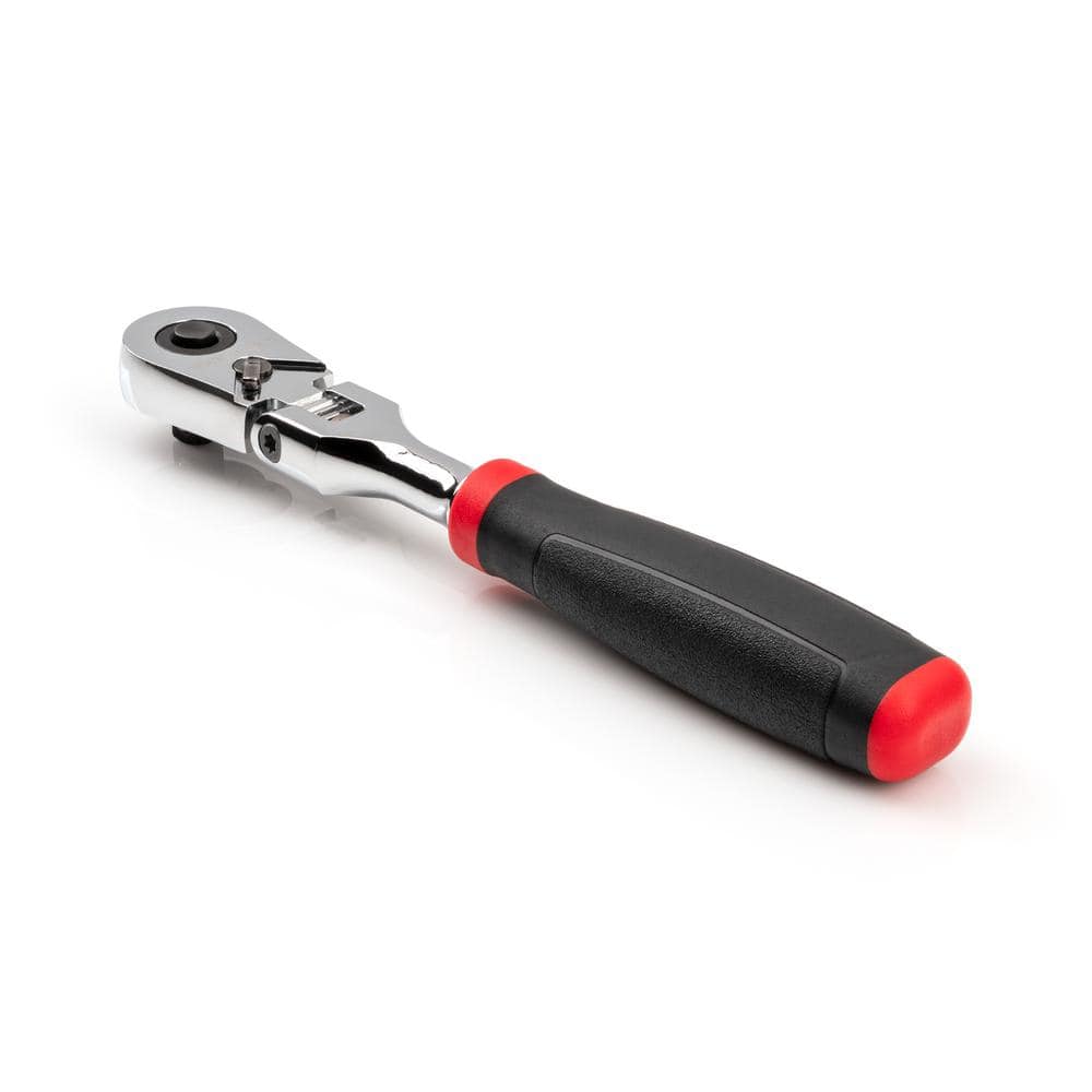 TEKTON 1/4 in. Drive x 6 in. Flex Head Quick-Release Comfort Grip Ratchet (3)