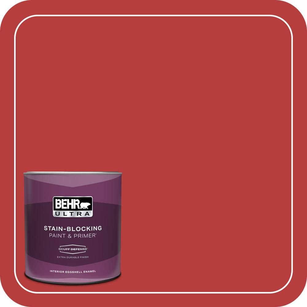 BEHR ULTRA 1 qt. #S-G-170 Licorice Stick Extra Durable Eggshell Enamel Interior Paint & Primer