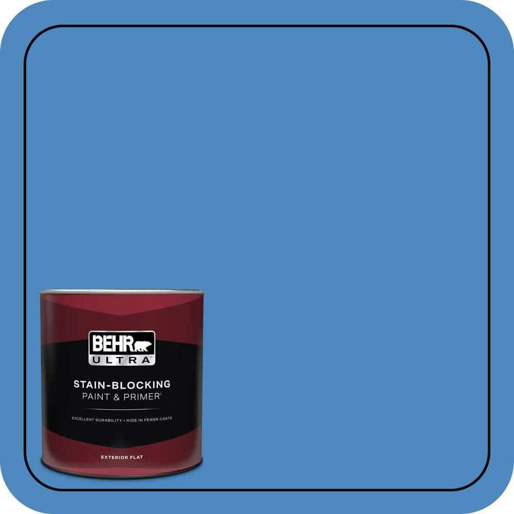 BEHR ULTRA 1 qt. #P520-5 Boat House Flat Exterior Paint & Primer