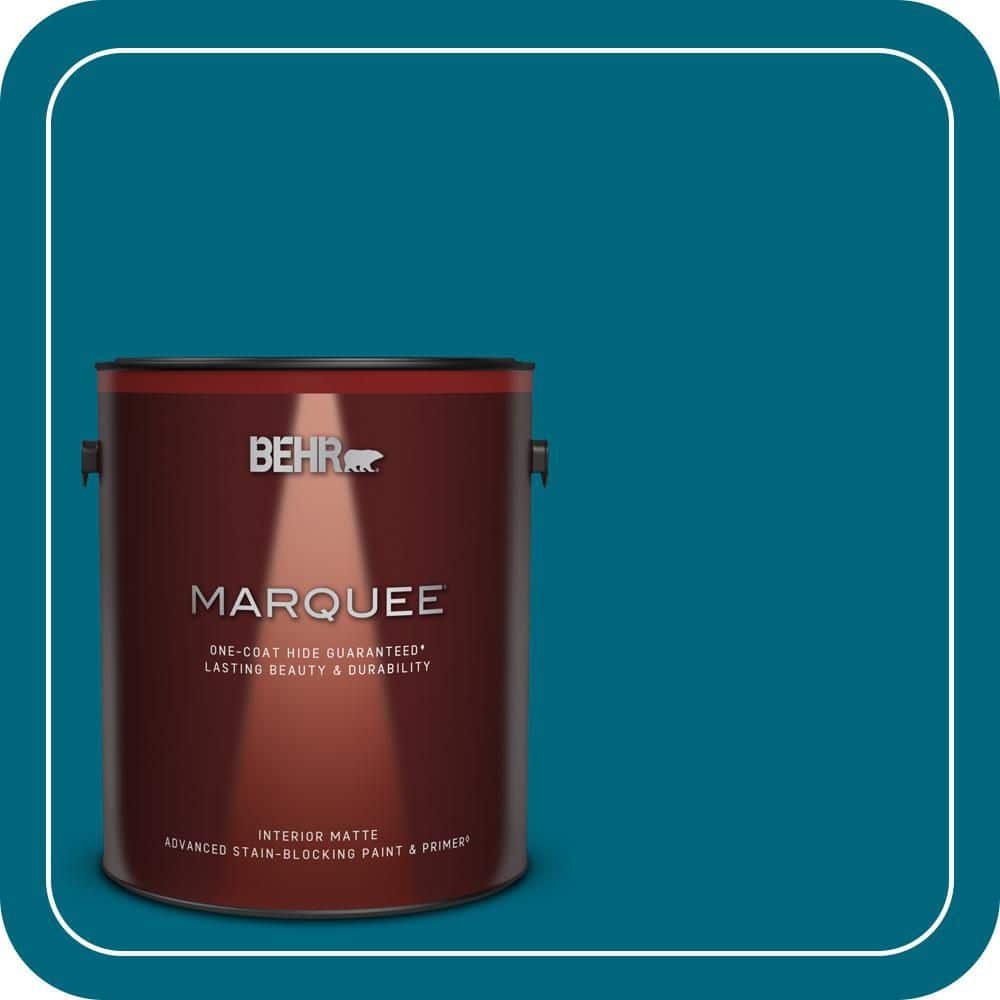 BEHR MARQUEE 1 gal. #P480-7 Striking Matte Interior Paint & Primer