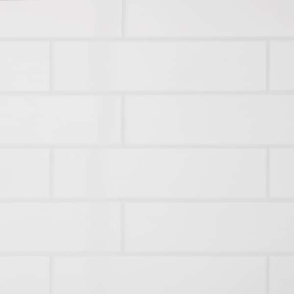 Daltile Restore 3 in. x 12 in. Ceramic Bright White Subway Tile (12 sq. ft. /Case)