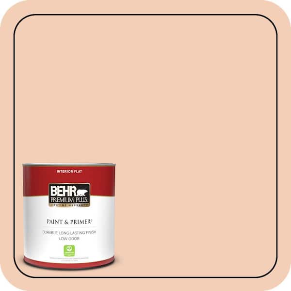 BEHR PREMIUM PLUS #M210-3 Apricot Freeze Enamel Low Odor & Primer (3)