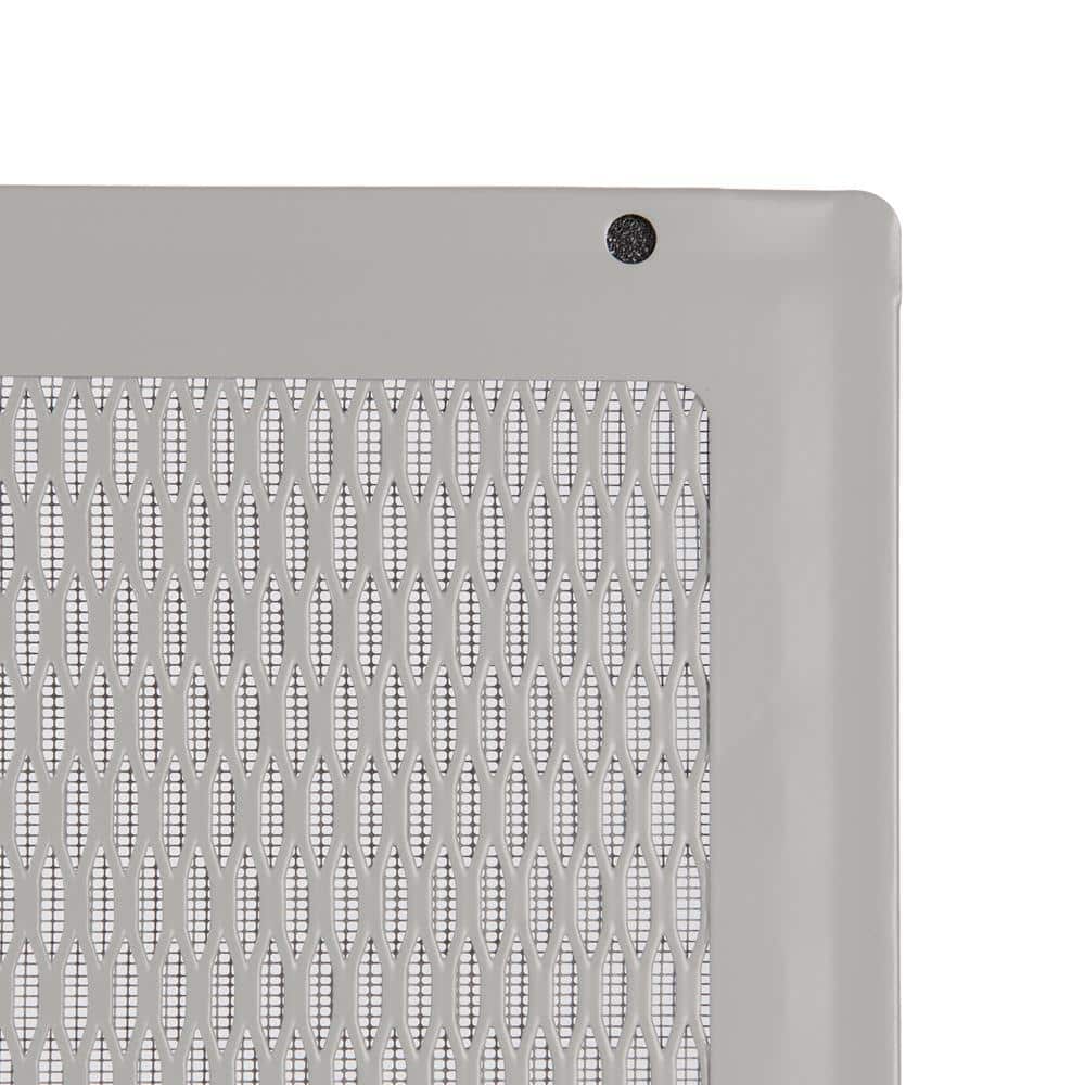 HY-C 8 in. x 16 in. Gray Insect Armor Soffit Guard (1-Unit) (3)