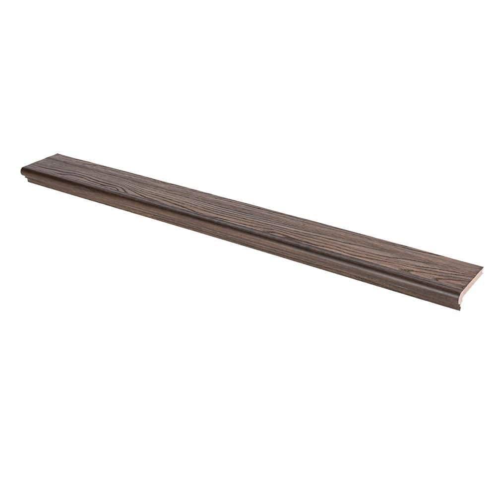 Stairtek Retread 0.75 in. x 5.25 in. x 48 in. Prefinished Mocha Red Oak Wood Stair Landing Tread (1)
