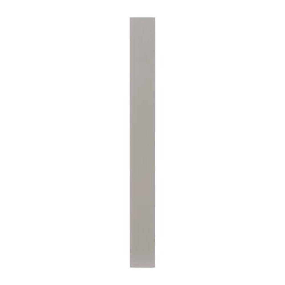 Hampton Bay Avondale 3 in. W x 30 in. H Cabinet Filler in Dove Gray
