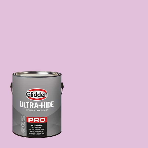 Glidden Ultra-Hide 1 gal. PPG1251-4 Pink Peony Satin Interior Paint (2)