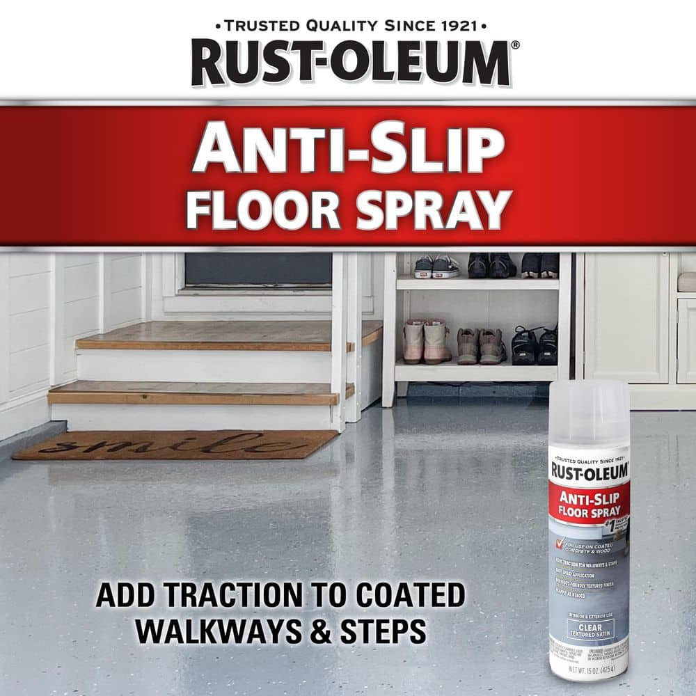 Rust-Oleum 15 oz. Clear Anti-Slip Texture Floor Spray (Case of 6) (2)
