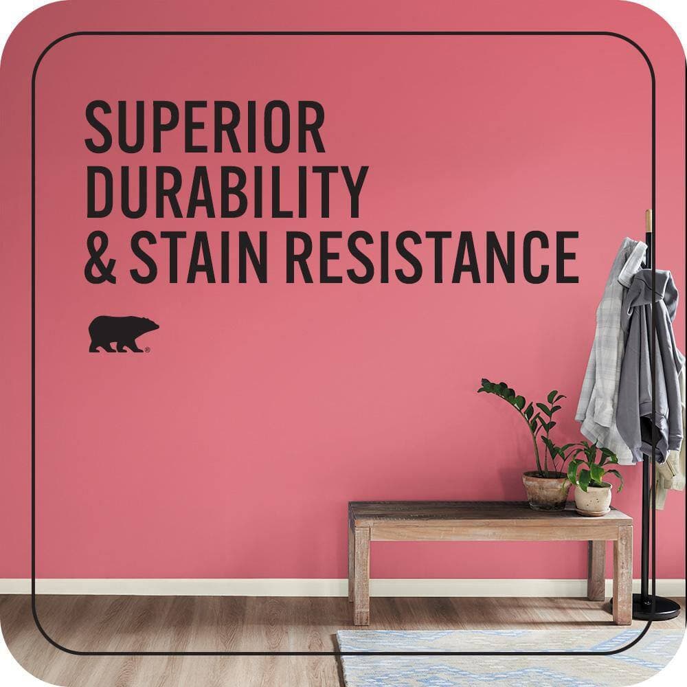 BEHR MARQUEE 1 qt. #P150-5A Strawberry Taffy Matte Interior Paint and Primer (4)