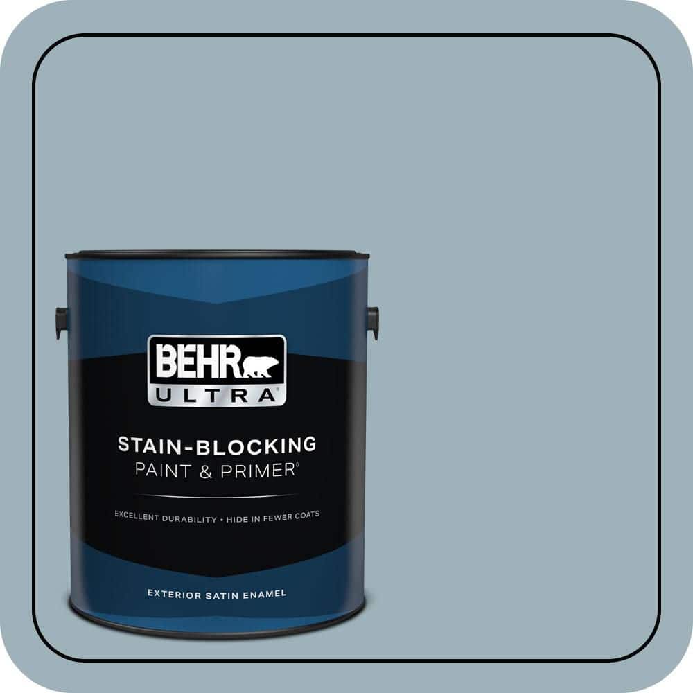 BEHR ULTRA 1 gal. #MQ5-59 Ovation Satin Enamel Exterior Paint & Primer