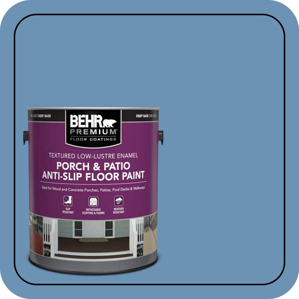 BEHR PREMIUM #M510-4 Textured Low-Lustre Enamel Interior/Exterior Porch and Patio Anti-Slip Floor Paint (1)