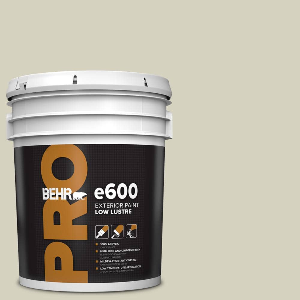 BEHR PRO 5 gal. #PPF-14 Traditional Tan Low Luster Exterior Paint